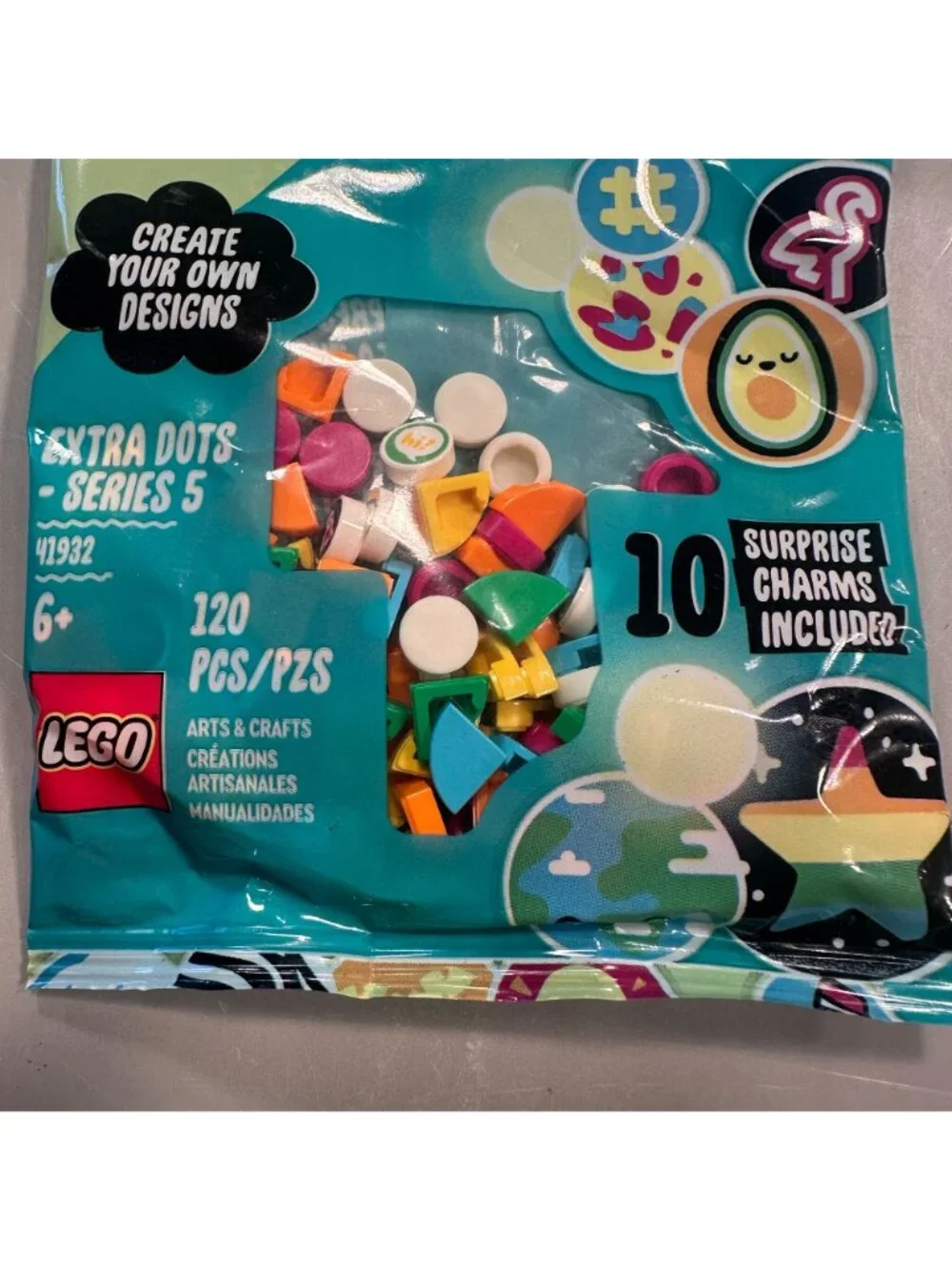 LEGO Dots Extra Dots Series 5 41932 120 Piece Building Set 10 Surprise Charms 2